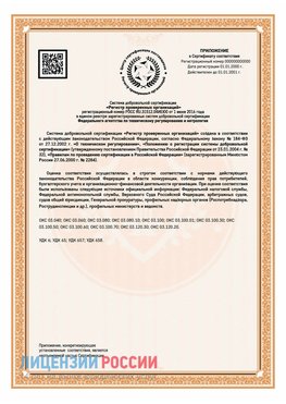 Приложение СТО 03.080.02033720.1-2020 (Образец) Чехов Сертификат СТО 03.080.02033720.1-2020